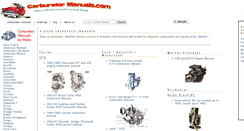 Desktop Screenshot of carburetormanuals.com